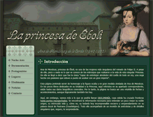 Tablet Screenshot of princesadeeboli.com